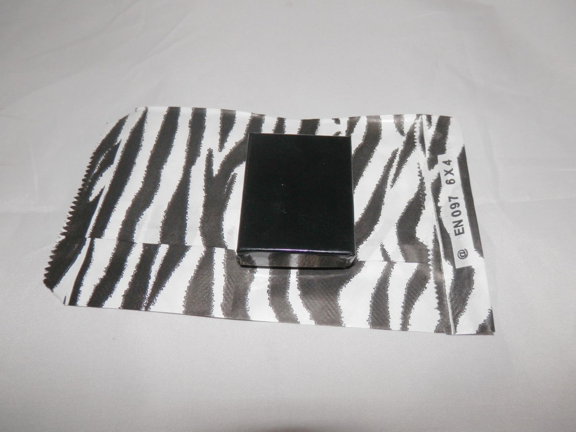 100 Zebra Print Merchandise Bags Paper Bags Gift Bags favor Etsy