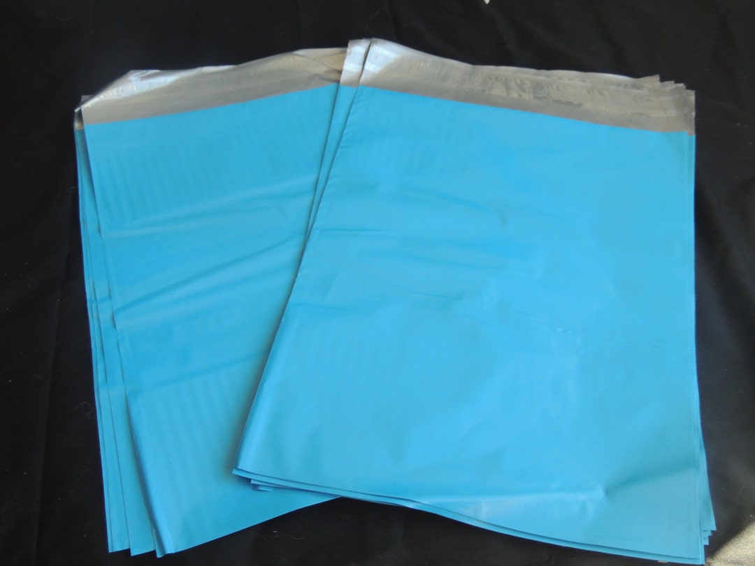 100 10x13 Blue Poly Mailer Envelopes Self Sealing Poly Etsy