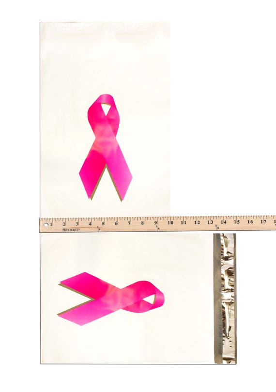 10 X 13 Cancer Awareness Flat Poly Mailers Etsy - basic green galaxy bowtie roblox