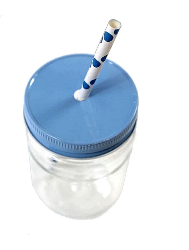 17oz Plastic Mason drinking Jars w/ Lids Pack of 10 & 25 Etsy