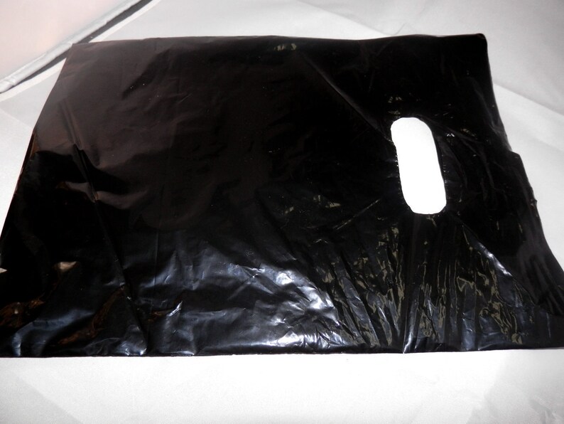 Download 9x12 Black Glossy Plastic Merchandise Bags 50 Premium Quality Etsy