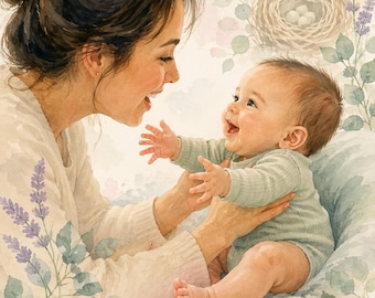 Guide pour créer des liens avec bébé (3-6 mois) | Développer la confiance et la connexion (PDF imprimable)