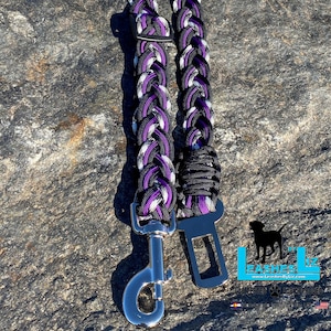 Adjustable Seat Belt for Dogs-Ghost Purple