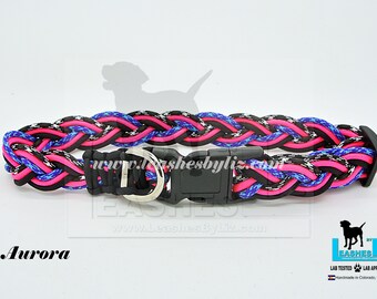 adjustable paracord dog collar