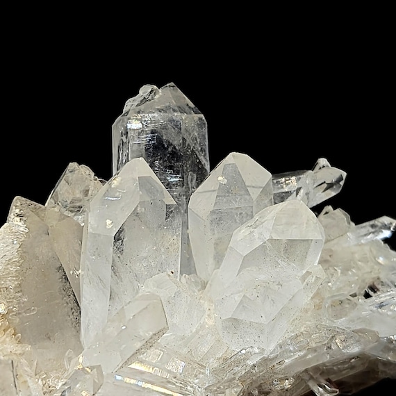 Large Clear Quartz Crystal Cluster Natural Brazil Specimen