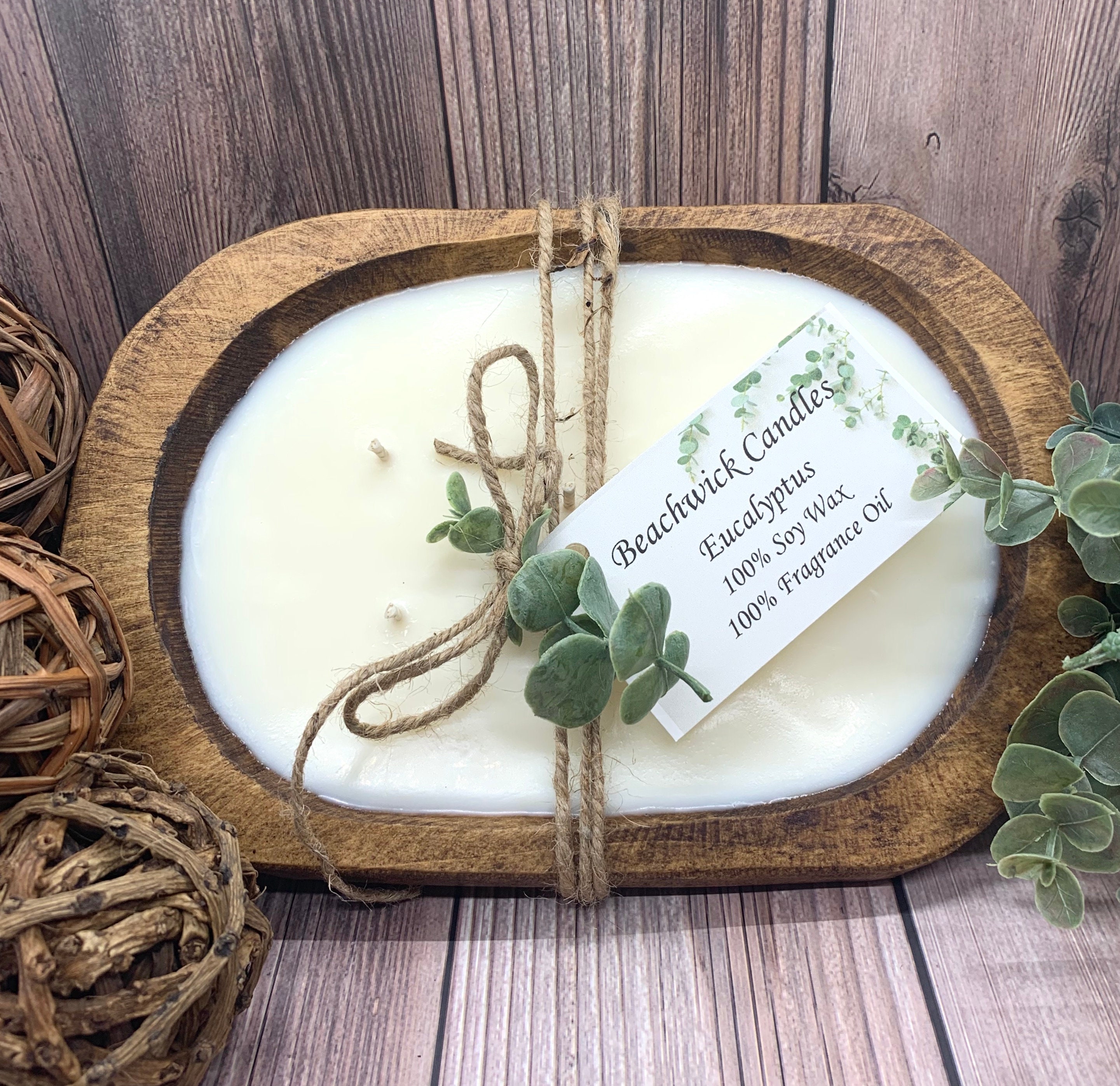 Farm Stand Banana Bread Choose Your Scent Dough Bowl Candle/Farmhouse Candle/Housewarming Gift