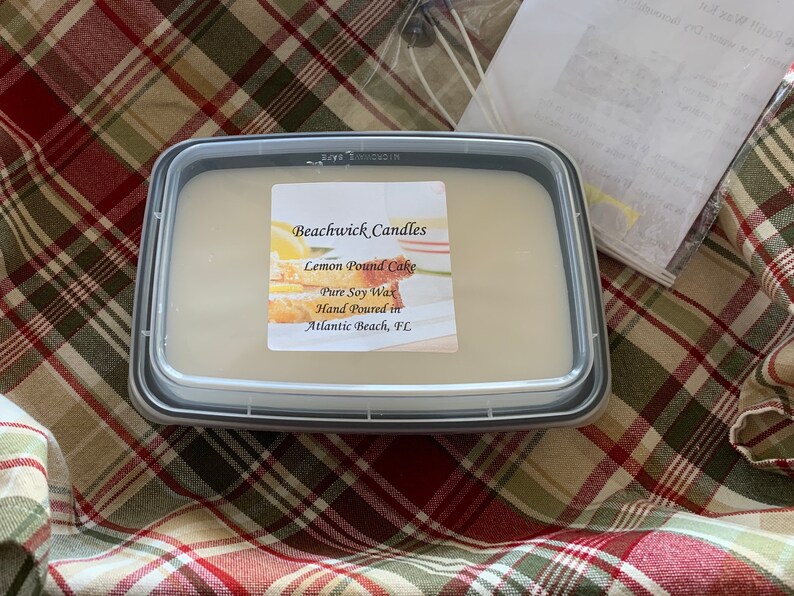 Container Candle Wax Refill Kit/Dough Bowl Wax Refill Kit Etsy