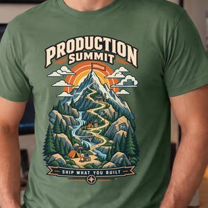 Production Summit Shirt, Programmer Gift, Software Engineer Shirt, Developer Tee, Coding Gift, Tech Travel Poster