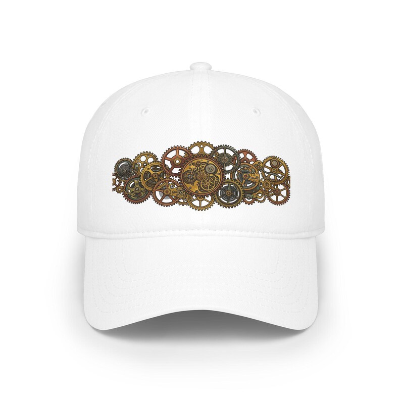 Steampunk Gears And Clockwork Brass - Cap Bild 1