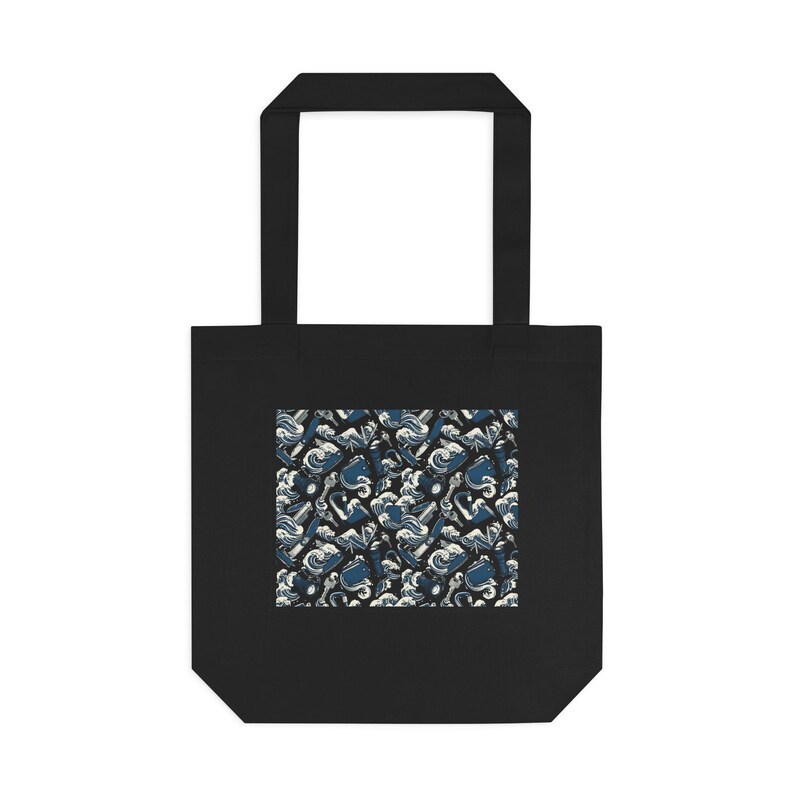 Japanese Wave Kanagawa Style - Tote Bag image 1