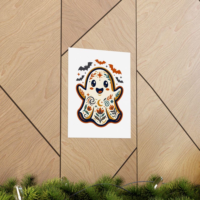 Cute Ghost Boo Halloween - Poster image 5