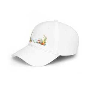Positive Energy Sun Floral Baseball Cap - Motivational Dad Hat - Good Vibes Sunflower Hat - Inspirational Sun Headwear bild 2