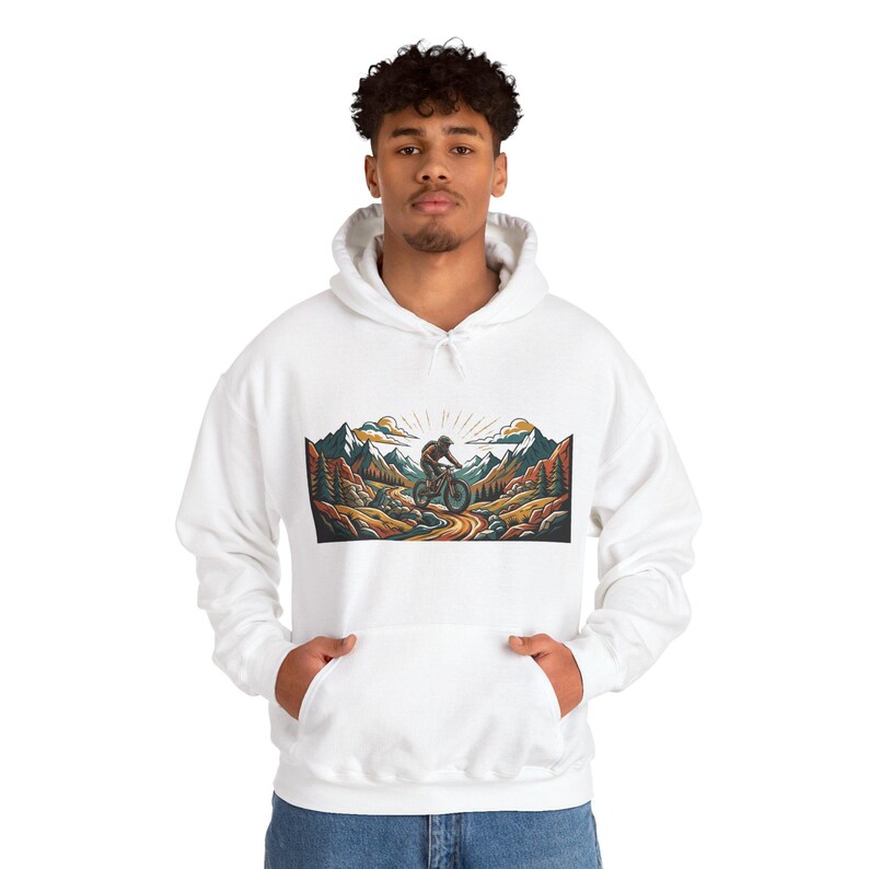 Mountain Bike Trail Adventure - Hoodie image 6