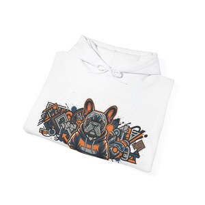 French Bulldog Wearing Hoodie - Hoodie image 2