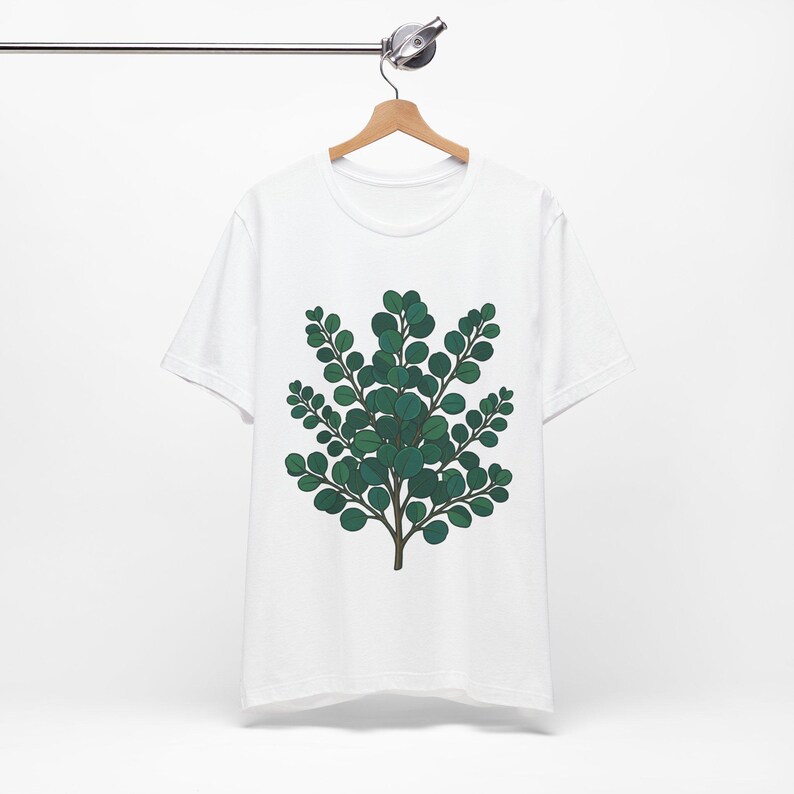 Botanical Eucalyptus Branch - Tshirt immagine 2
