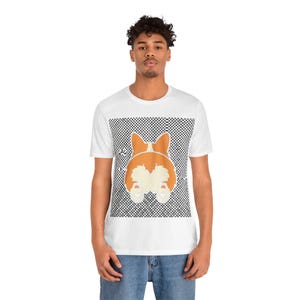 Cute Corgi Butt Dog Lover - Tshirt afbeelding 5