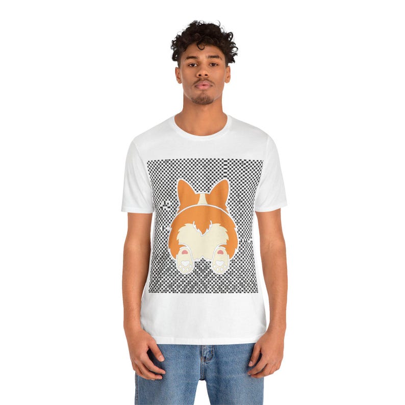 Cute Corgi Butt Dog Lover - Tshirt afbeelding 5