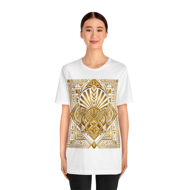 Art Deco Golden Geometry 1920S - Tshirt Bild 4