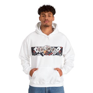 Poker Cards Casino Night - Hoodie imagem 7
