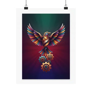 Dream Big Work Hard Motivational Poster | Inspirational Wall Art | Office Decor | Gym Motivation Quote Poster image 1