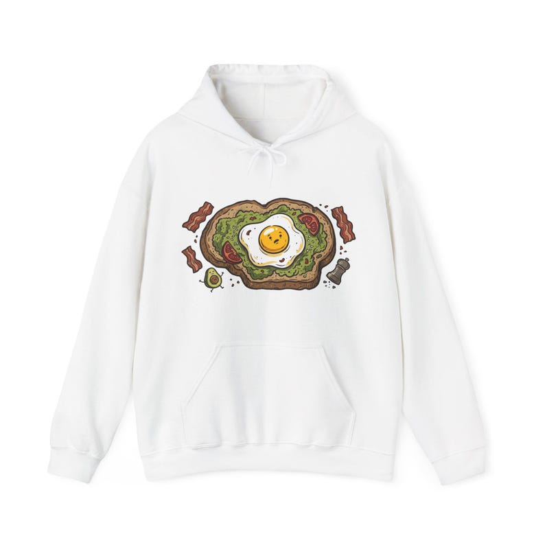 Funny Avocado Toast Breakfast - Hoodie immagine 1