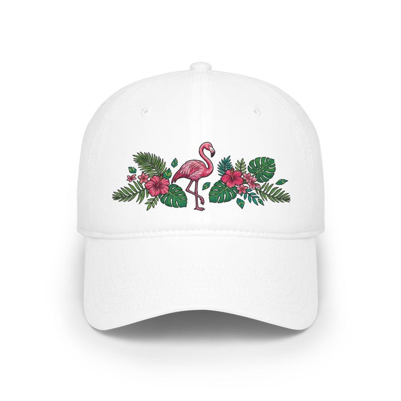 Tropical Flamingo Summer Vibes - Cap 画像 1