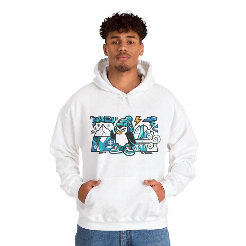 Penguin Arctic Cute - Hoodie image 7