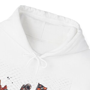Astronaut Planting Flag On Mars - Hoodie image 3