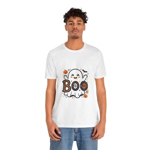 Cute Ghost Boo Halloween - Tshirt image 5