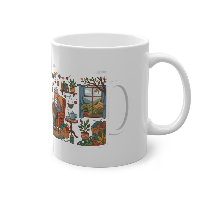 Knitting Yarn Grandma Life - Mug imagem 3
