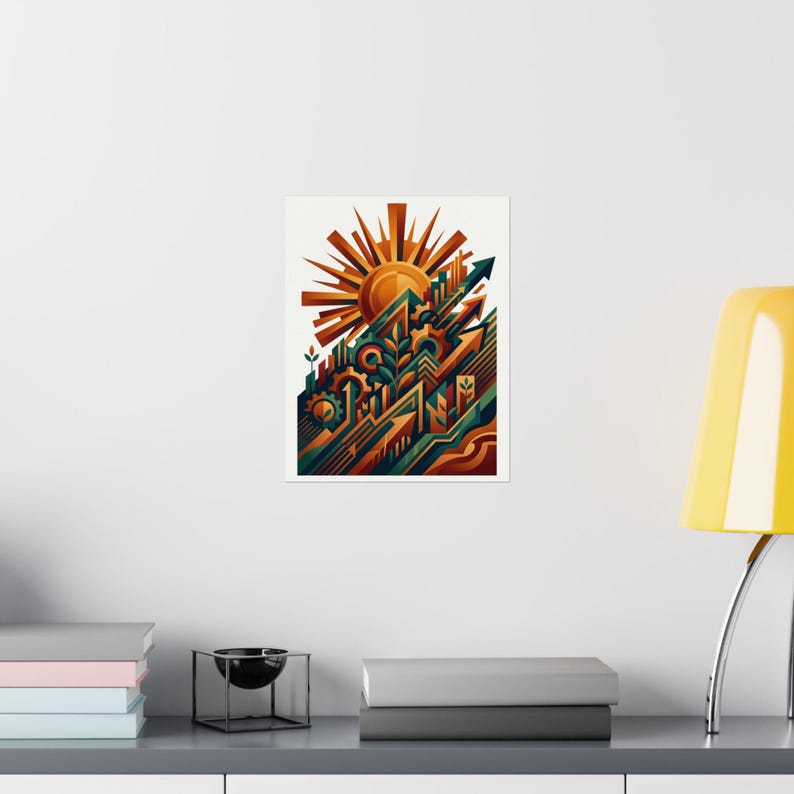 Motivational Quote Rise And Grind - Poster bild 8