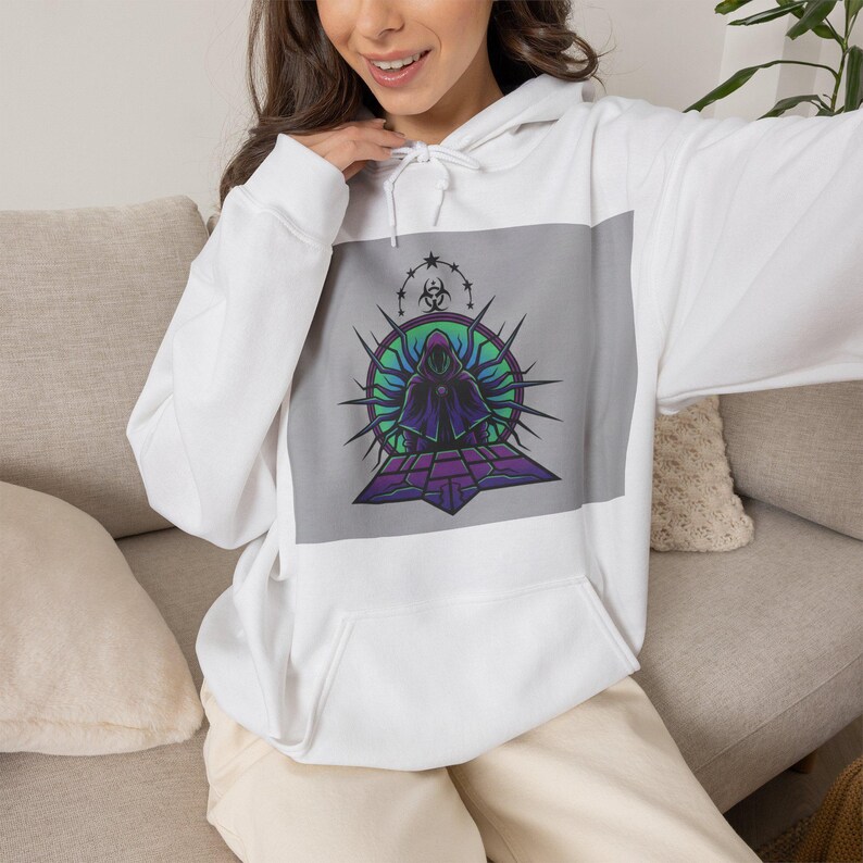Socially Distanced Since Birth Introvert Sweatshirt Funny Introverted Gift Cozy Pullover bild 4