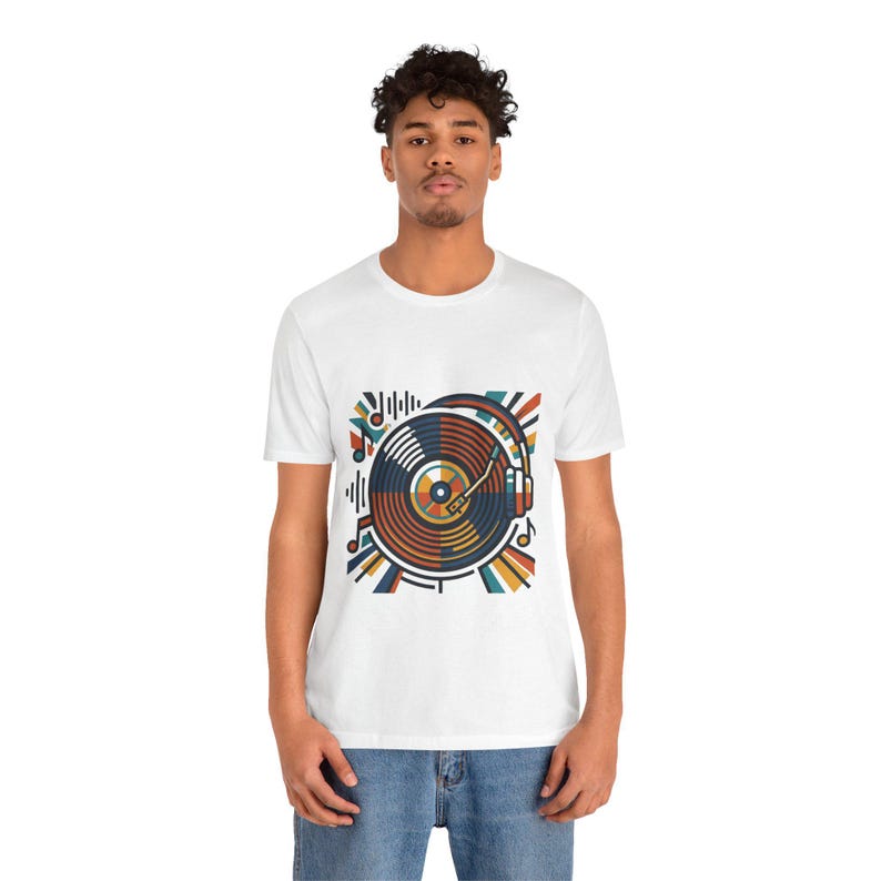 Retro Vinyl Record Music Lover - Tshirt zdjęcie 6