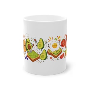 Funny Avocado Toast Breakfast - Mug afbeelding 1