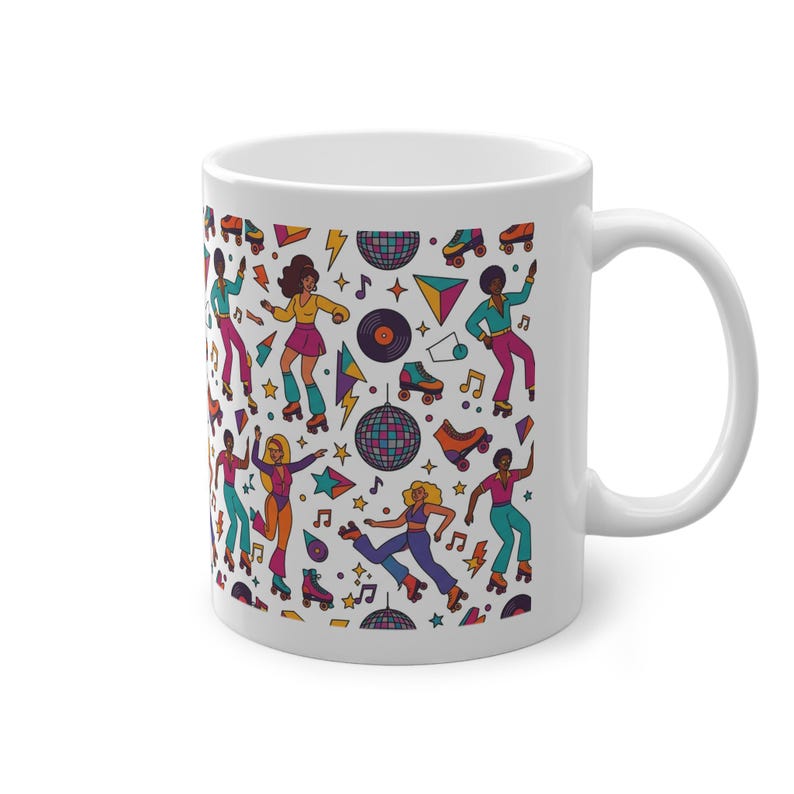 Roller Disco Retro Funk Party - Mug image 3