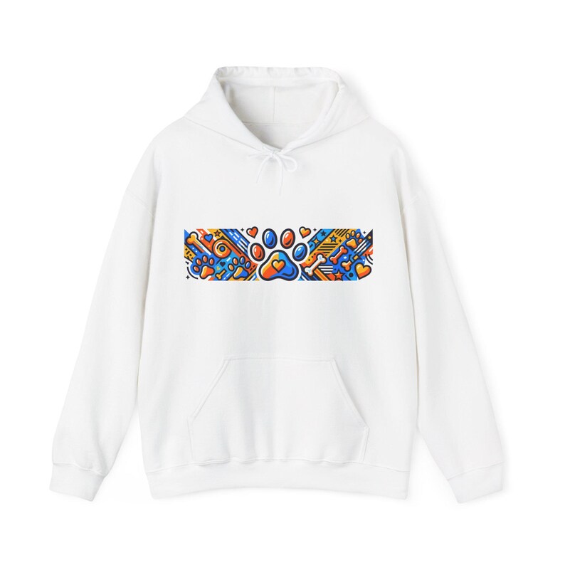 Dog Mom Paw Prints - Hoodie imagem 1