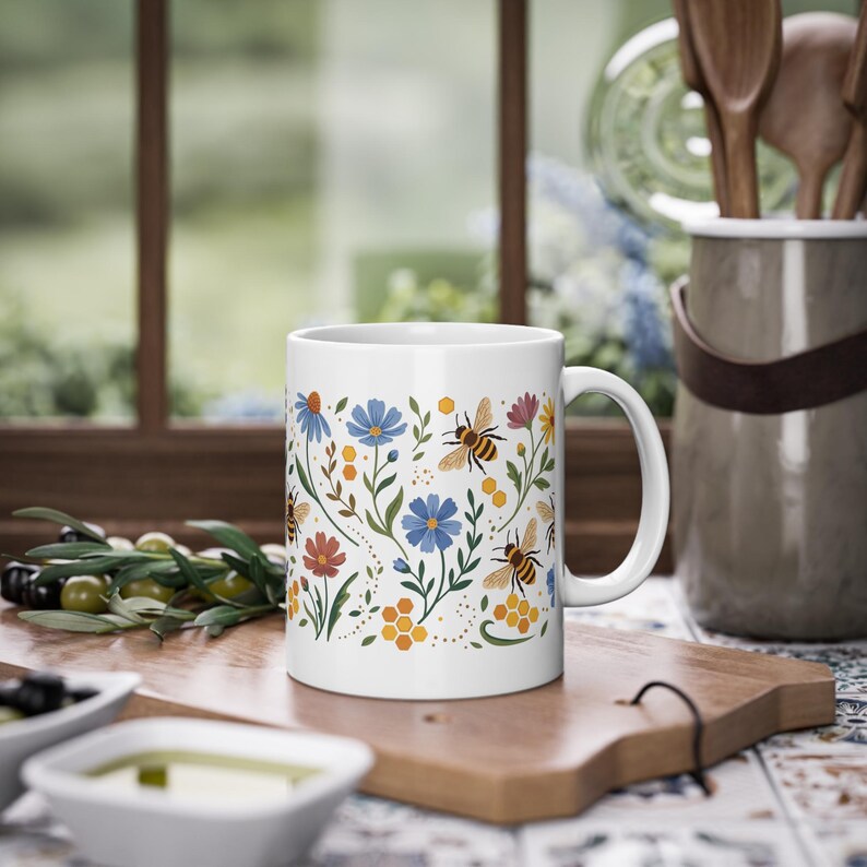 Bee Kind Save The Bees - Mug image 4