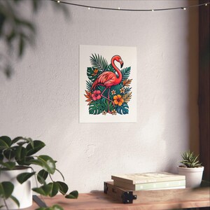 Tropical Flamingo Summer Vibes - Poster image 6