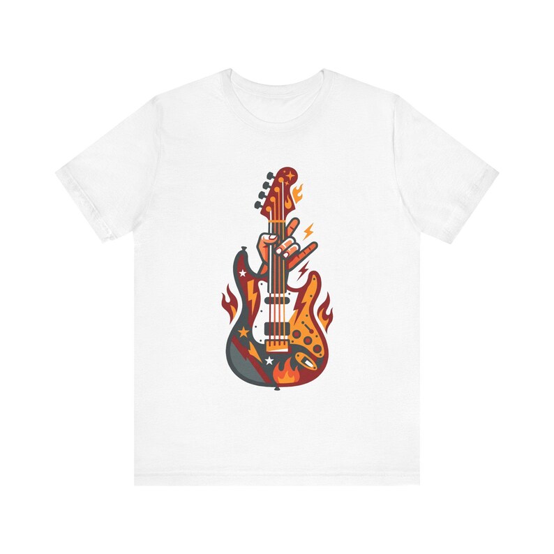 Electric Guitar Rock On - Tshirt Bild 1