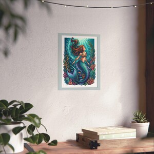 Mermaid Ocean Fantasy - Poster imagem 6