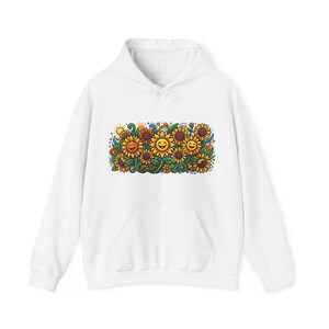 Sunflower Field Happiness - Hoodie imagem 1
