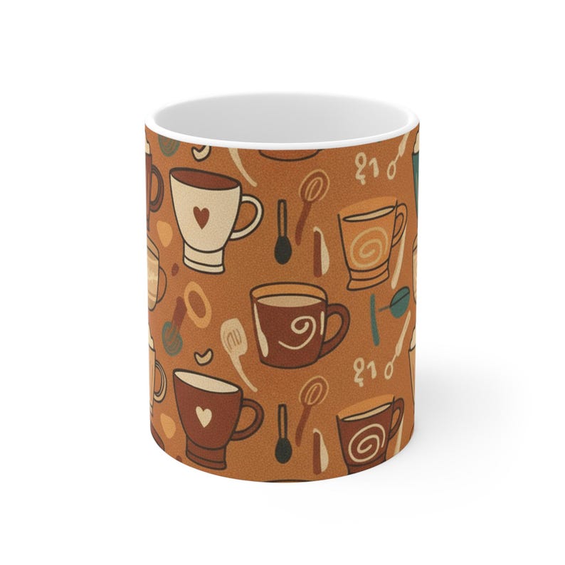 Funny Whisk Taker Baking Mug - Cute Baker Gift, Ceramic Coffee Cup, Pastry Lover Novelty Mug, Kitchen Decor image 1