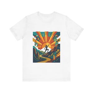 Motivational Quote Rise And Grind - Tshirt image 1