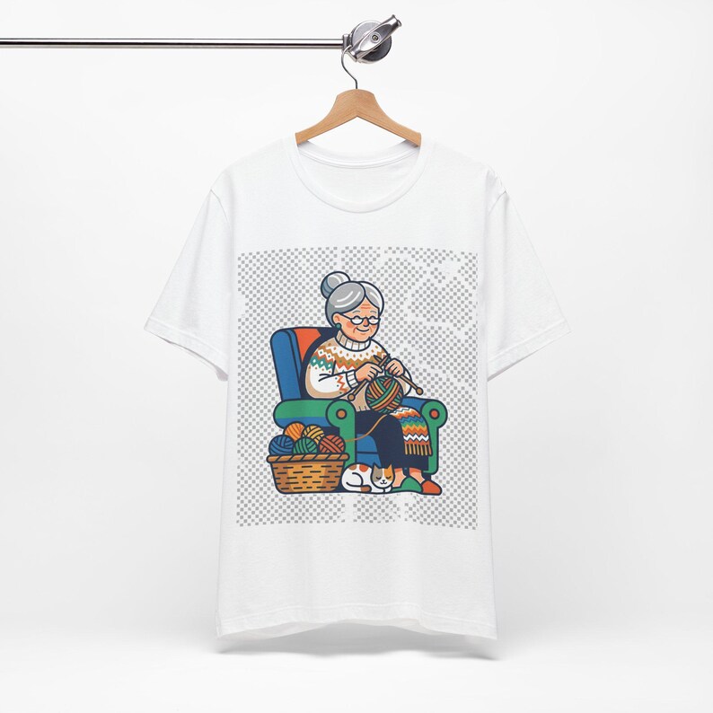 Knitting Yarn Grandma Life - Tshirt Bild 3