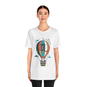 Hot Air Balloon Wanderlust - Tshirt immagine 5