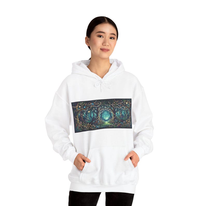 Enchanted Forest Fairy Lights - Hoodie Bild 6