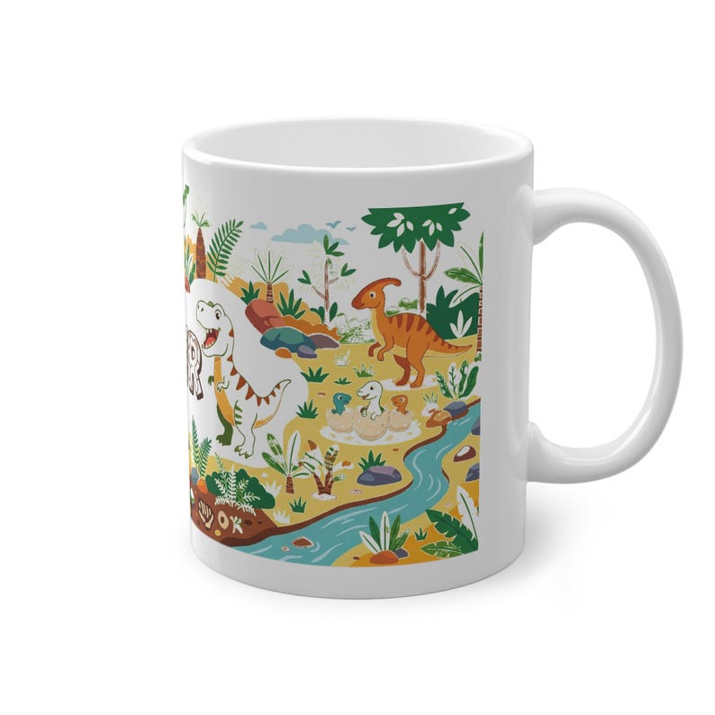 Dinosaur Rawr Kids Fun - Mug image 3