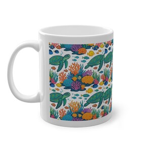 Tropical Sea Turtle Coral Reef - Mug Bild 2