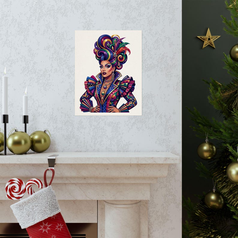 Drag Queen Fabulous Portrait - Poster imagen 7