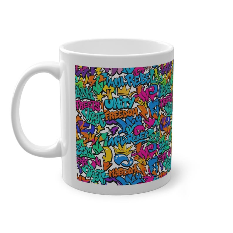 Graffiti Urban Street Art Mural - Mug image 2